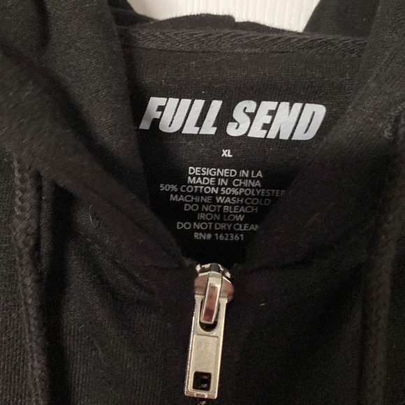 full send zip up hoodie size XL - Picture 2 of 3